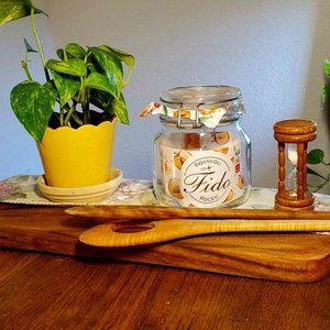 Bormioli Rocco Fido Quality Italian Glass Bottle Clear Canning Jar 25 1/4oz NEW